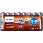 PHILIPS LR6P32FV/10 Power Alkaline tužkové baterie 32 kusů
