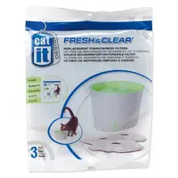 CATIT Fresh&clear náhradní filtr molitan+uhlí do fontány velké 3 ks