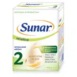 SUNAR Sensitive 2 pokračovací kojenecké mléko 6m+ 500 g