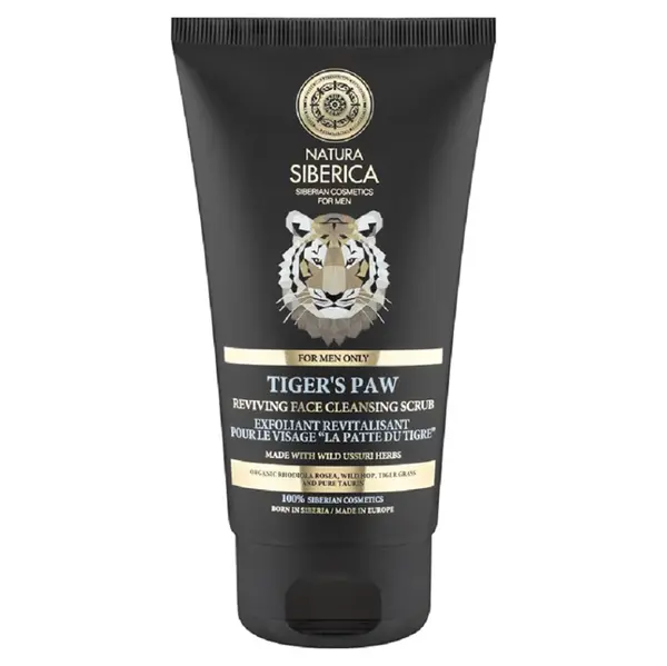 NATURA SIBERICA MEN Revitalizační čistící peeling - Tygří tlapa 150 ml