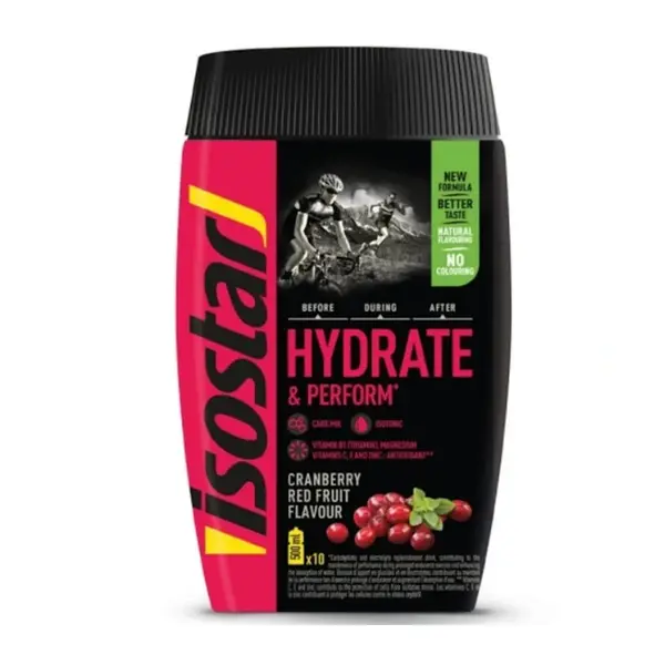 ISOSTAR prášek Hydrate Perform Antioxidant brusinka 400 g