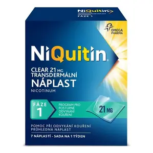 NIQUITIN Clear 21 mg 7 ks náplastí