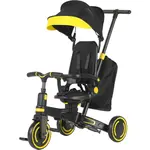 Dětská tříkolka Premium 9 v 1 žlutá