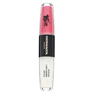 Dermacol 16H Lip Colour Extreme Long-Lasting Lipstick dlouhotrvající dvoufázová barva a lesk na rty No. 39 8 ml