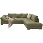 MID.YOU ROHOVÁ SEDAČKA, textil, olivově zelená