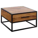 MID.YOU KONFERENČNÍ STOLEK, barvy sheesham, dřevo, 65/65/38 cm