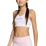 Dětská sportovní podprsenka adidas bílá barva, JX3925