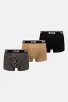 Boxerky BOSS Trunk 3P Power Desig 3-pack pánské, více barev, 50531701