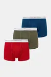 Boxerky Tommy Hilfiger 3-pack pánské, modrá barva, UM0UM02761