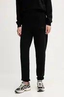 Bavlněné tepláky Dkny dámské, černá barva, DP5P3707