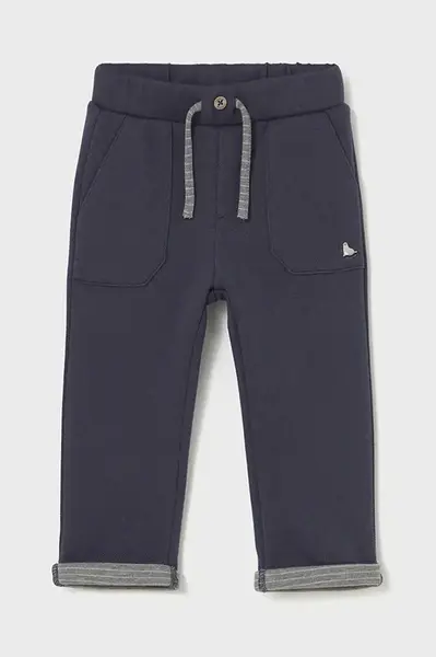 Dětské kalhoty Mayoral tmavomodrá barva, 2509