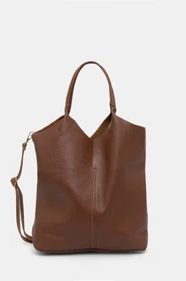 Kožená kabelka Answear Lab černá barva