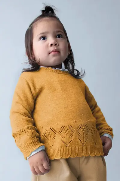 Dětský svetr Mayoral žlutá barva, 2353