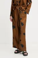 Hedvábné kalhoty MM by MaxMara HELGA