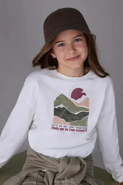 Bavlněné tričko s dlouhým rukávem Mayoral