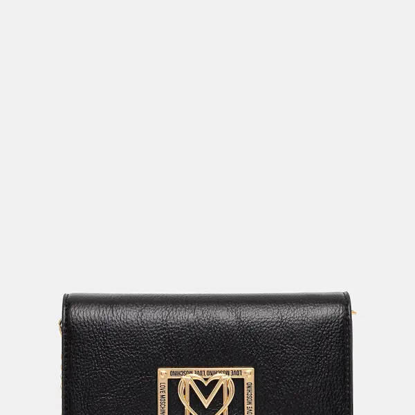 Peněženka Love Moschino dámská, černá barva, JC5602PP1NLI0000