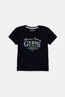 Dětské bavlněné tričko Guess tmavomodrá barva, s potiskem, N5YI20 K8HM4