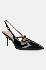 Kožené lodičky Love Moschino