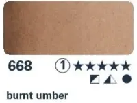Akvarelová barva Horadam 1/2 – 668 burnt umber