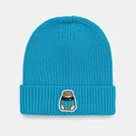 Dětská čepice The North Face KIDS TNF LOGO BOX CUFFED BEANIE modrá barva, NF0A8CGUFOP1