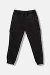 Dětské bavlněné tepláky Guess černá barva, L5YQ16 KAX74