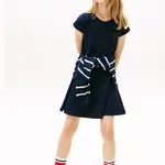 Dívčí šaty Tommy Hilfiger tmavomodrá barva, mini, KG0KG08706