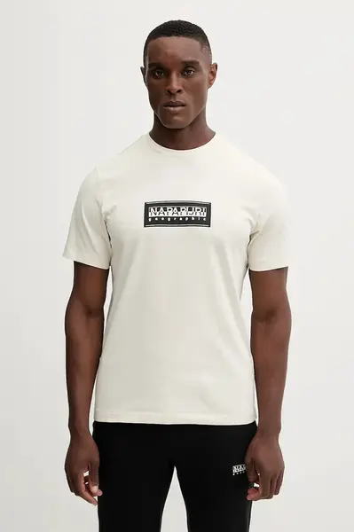 Bavlněné tričko Napapijri S-Box