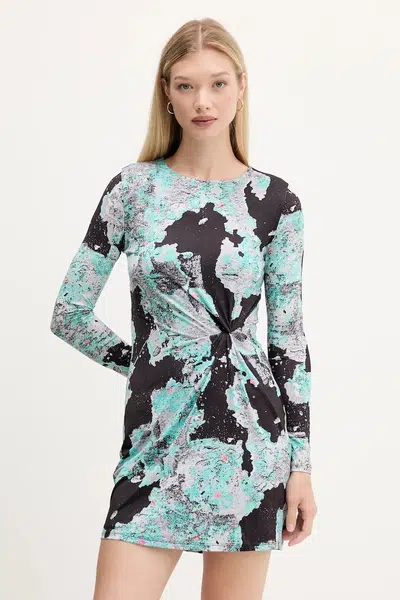 Šaty Desigual WALL LACROIX černá barva, mini, 25WWVK09