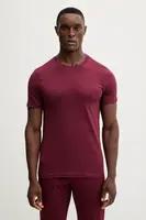 Bavlněné pyžamové tričko United Colors of Benetton pánské, vínová barva, 3BVG2M271