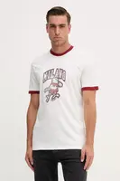 Bavlněné tričko Armani Exchange pánské, bílá barva, s potiskem, XM001903 AF10362