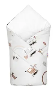 Baby Nellys Zavinovačka pro miminko Klasik Malý stavitel, šedá