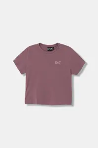 EA7 Emporio Armani basic tričko dětské s bavlnou