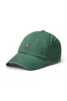 Bavlněná baseballová čepice Polo Ralph Lauren béžová barva, hladká, 710960726