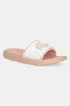 Pantofle Lacoste SERVE SLIDE DUAL dámské, oranžová barva, 49CFA0038