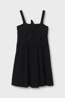 Dívčí šaty Mayoral černá barva, mini, 6984