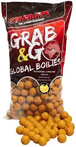 Starbaits boilies g&g global banana cream - 2,5 kg 20 mm