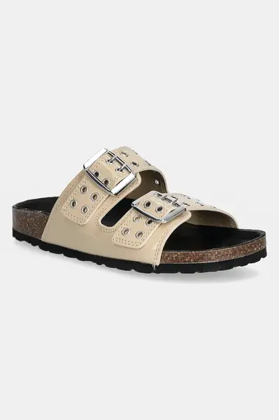 Pantofle Bianco BIAMIAMI dámské, béžová barva, 11201781