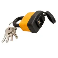 MAGG Visací zámek 50 mm, vodotěsný, oranžovo-černý