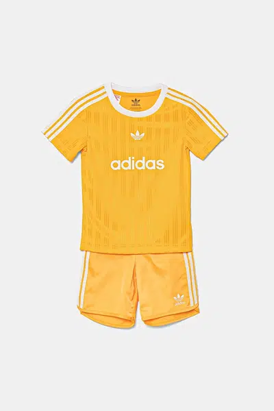 Kojenecká sada adidas Originals oranžová barva, JC6589