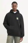 Mikina Dickies pánská, černá barva, s kapucí, s potiskem, DK0A8681BLK1