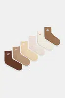 Ponožky adidas Originals 6-pack béžová barva, JV8601