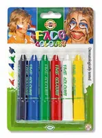 Barvy na obličej 6ks 4610