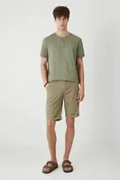 Šortky s příměsí lnu Medicine