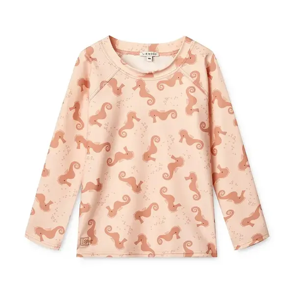 Plavecké tričko s dlouhým rukávem Liewood Noah Printed Longsleeve Swim Tee