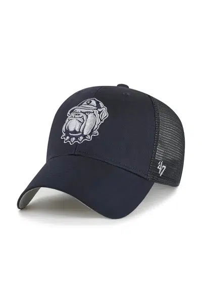 Bavlněná baseballová čepice 47 brand NCAA Georgetown Hoyas tmavomodrá barva, C-BRANS1093CTP-NY