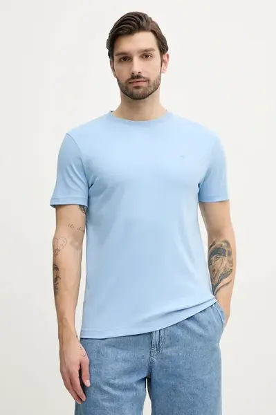 Bavlněné tričko Joop! modrá barva, 30045539