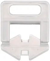 Sada nivelačních spon LEVEL SYSTEM T-HOLD, různá tloušťka a počet kusů - SIXTOL Tloušťka: 3 mm, Počet kusů: 200