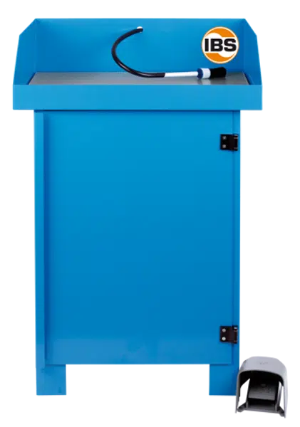 Mycí stůl typ G-50-W 50 litrů, nosnost 50 kg, elektrické čerpadlo, štětec - IBS Scherer