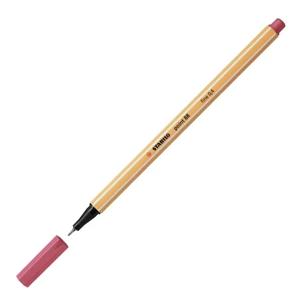 Liner Stabilo point 88 – 49 červená jahoda