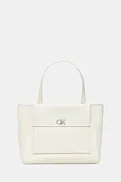 Kabelka Calvin Klein béžová barva, K60K613178